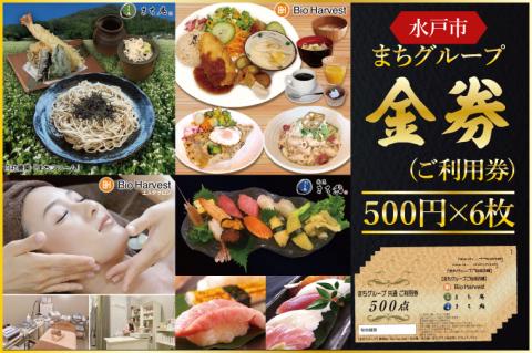 まちグループ　金券(ご利用券)【飲食チケット チケット お食事券 水戸市 茨城県】（BZ-1）