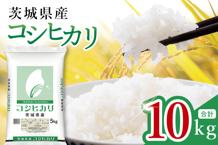 数量限定】令和7年茨城県産コシヒカリ10kg（5kg×2袋）【お米 ごはん