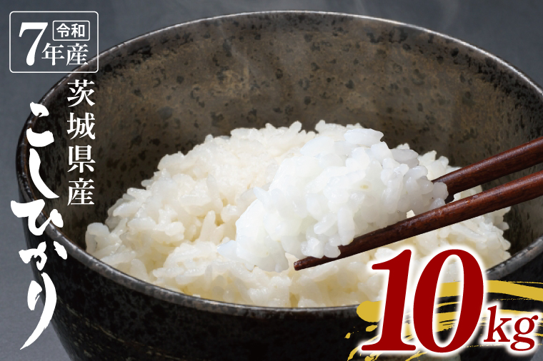 【数量限定】令和7年茨城県産コシヒカリ10kg【お米 ごはん こしひかり おにぎり ごはん 茨城県 水戸市】(NU-2)