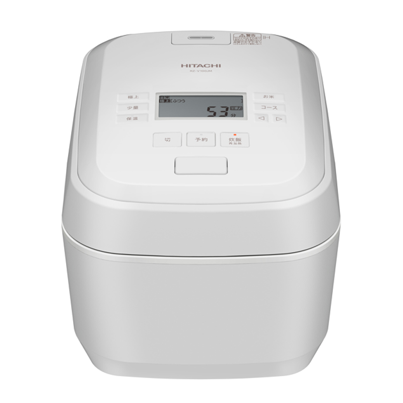 【圧力&スチームIHタイプ　ふっくら御膳】炊飯器（5.5合）RZ-V100JM(W)【 HITACHI 日立 家電 茨城県 日立市 】