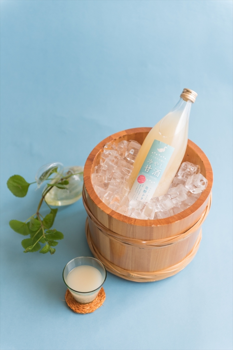 C-35 アイガモ米糀の甘酒　3本セット【 甘酒 茨城県 日立市 】