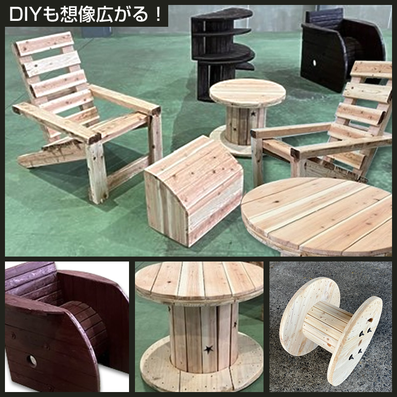 新規木製ドラム（小）【 茨城県 日立市 】