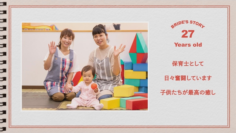 ここでしか見られない！ふたりのハイライトムービー！オーダーメイドでプロフィールムービーおつくりします ウエディング用プロフィールムービー 制作権【 茨城県 日立市 】