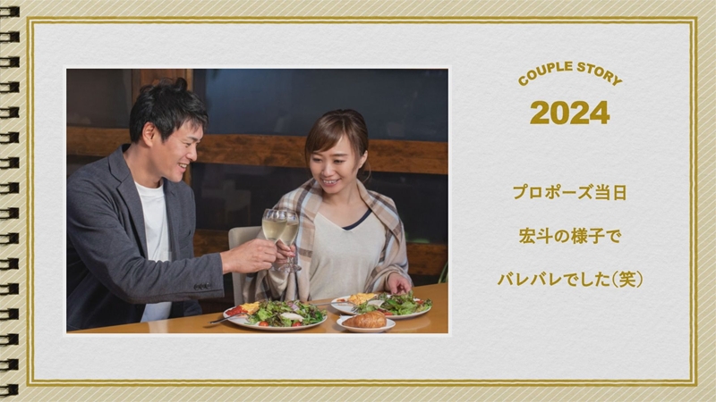 ここでしか見られない！ふたりのハイライトムービー！オーダーメイドでプロフィールムービーおつくりします ウエディング用プロフィールムービー 制作権【 茨城県 日立市 】