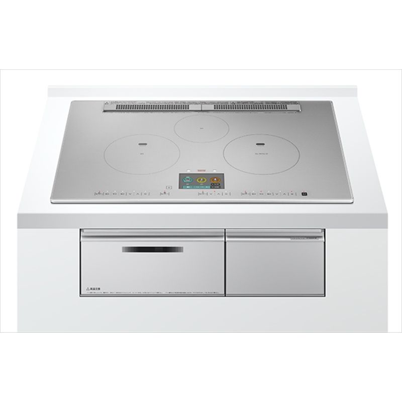 【IHクッキングヒーター】3口IHオールメタル対応　HT-N2000STWF(S) トッププレート幅  75cm [ビルトインからビルトインのみの工事]【 日立 家電 茨城県 日立市 】