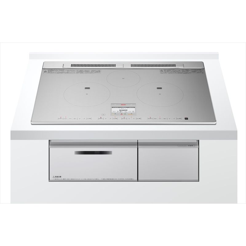 【IHクッキングヒーター】3口IH鉄・ステンレス対応　HT-N8STF(S) トッププレート幅  60cm [ビルトインからビルトインのみの工事]【 日立 家電 茨城県 日立市 】