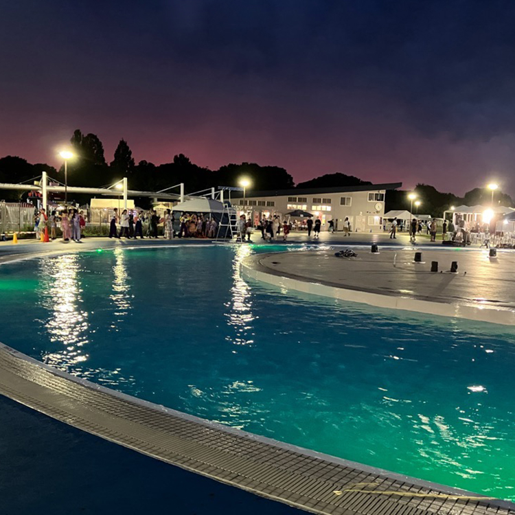 【期間限定】水郷プール 夜間貸切権 ナイトプール 夏 イベント チケット 貸し切り 茨城県 土浦市　※離島への配送不可