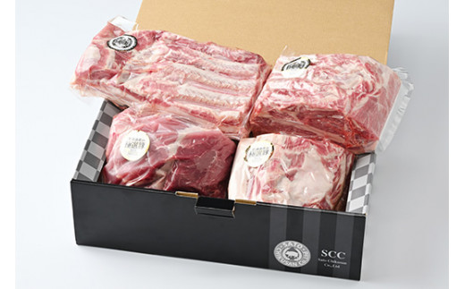 佐藤畜産の極選豚　ミックスブロック約4kgセット　※離島への配送不可