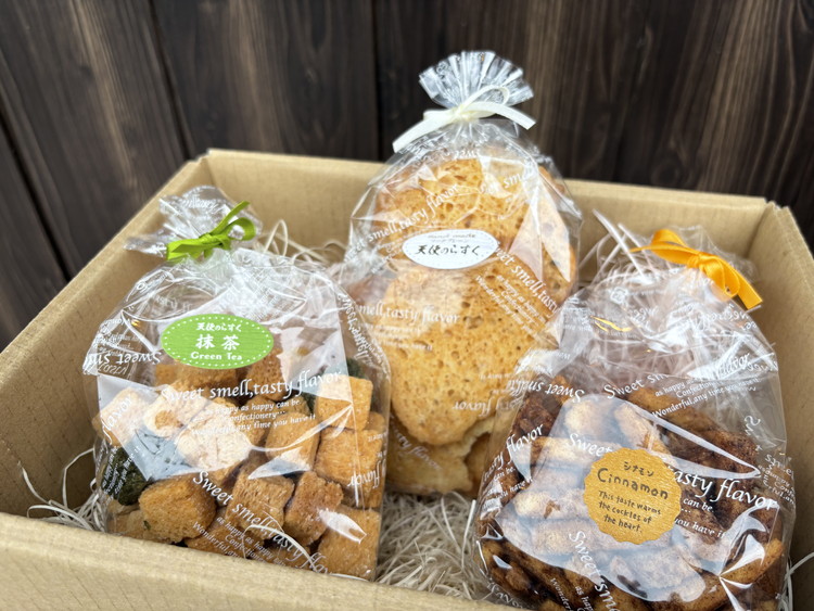 我が家のらすく達（袋）おまかせ3種詰め合わせ | ラスク 手作り 食べ比べ シェア 洋菓子 焼菓子 スイーツ おやつ お菓子 ギフト プレゼント 贈り物 お歳暮 お土産 手土産 ご当地 お取り寄せ ※離島への配送不可