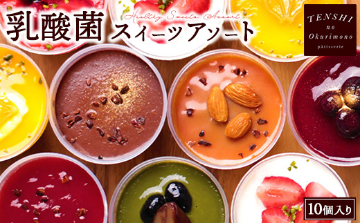 乳酸菌スイーツアソート10個入 　パティスリー天使のおくりもの　※離島への配送不可