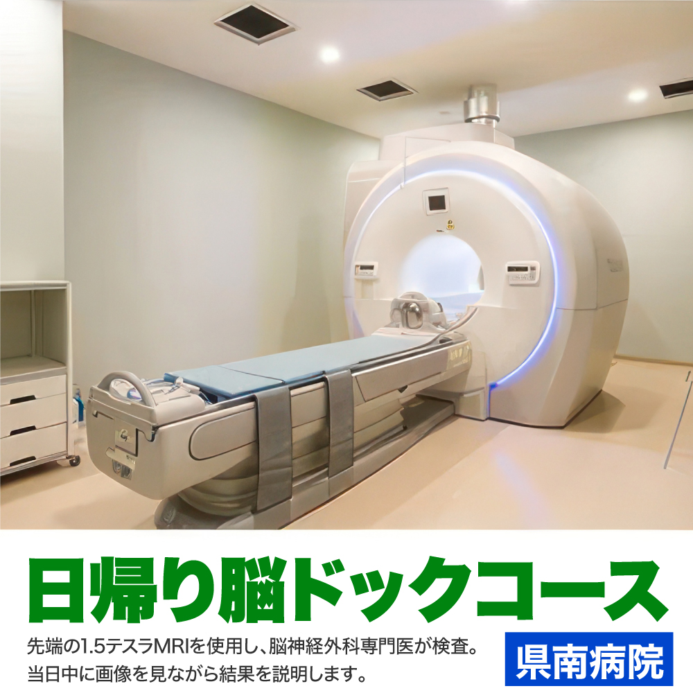 日帰り脳ドックコース(県南病院) ※離島への配送不可