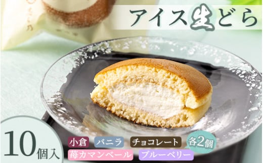 アイス生どら　10個セット ※離島への配送不可 ※2024年5月下旬～9月中旬頃発送予定