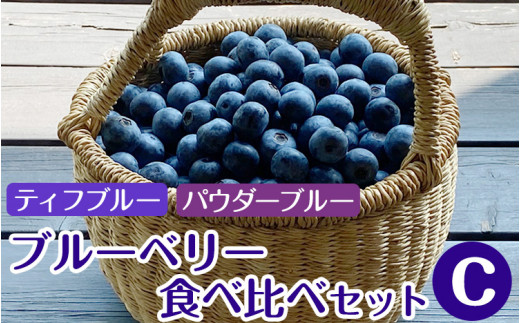 大粒 ブルーベリー食べ比べセット (C) 農薬不使用
※離島への配送不可
※着日指定不可