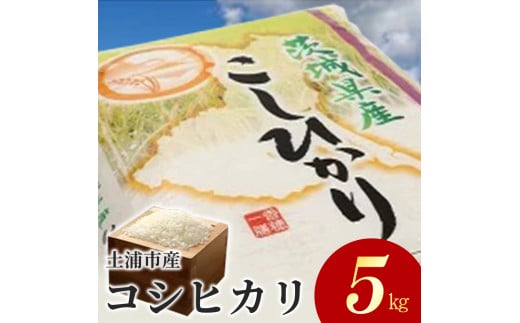 令和7年産米 土浦市産 コシヒカリ 精米5kg◇ ｜ 茨城県土浦市のお米が収穫される旧新治村地区は、ホタルが舞うのどかな里です ※離島への配送不可 ※2025年9月中旬～2026年7月下旬頃に順次発送予定