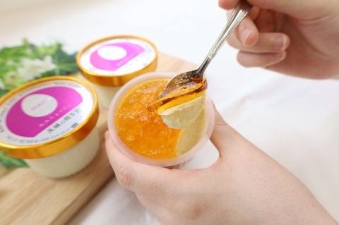 おみたまプリン 茨城の焼き芋4個入【茨城県共通返礼品／小美玉市】 ※着日指定不可 ※離島への配送不可 | プリン 焼き芋 菓子 お菓子 冷凍 おやつ スイーツ 取り寄せ お取り寄せ 贅沢 ご家庭用 手土産 ギフト 贈答 贈り物 お中元 お歳暮 プレゼント 茨城県 古河市 送料無料 _FB01