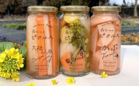 【無添加】季節の森ファームのピクルス 6個セット ※着日指定不可 | ピクルス ぴくるす 野菜ソムリエ おいしい おしゃれ 食べくらべ 取り寄せ 取り寄せ お取り寄せ ギフト 贈答 贈り物 プレゼント 父の日 お中元 お歳暮 御歳暮 茨城県 古河市 直送 店舗直送 送料無料 _BI89