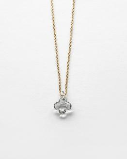 HARIO ネックレス「イイダ傘店 アジサイ グレー」シリーズ［HAII-AG-N］｜耐熱 ガラス アクセサリー ハリオ 職人 繊細 フォーマル カジュアル きれいめ おしゃれ 20代 30代 40代 _EB28