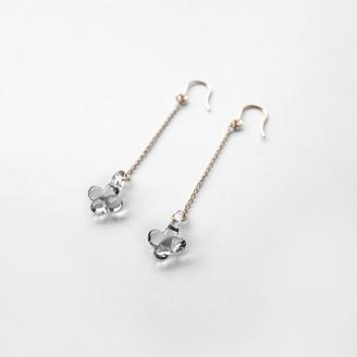 HARIO ピアス「イイダ傘店 アジサイ グレー」シリーズ［HAII-AG-P］｜耐熱 ガラス アクセサリー ハリオ ランプワークファクトリー 職人 繊細 フォーマル カジュアル きれいめ おしゃれ 20代 30代 40代 _EB29