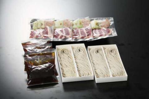 坂東太郎　鴨汁そばギフトセット ※北海道・沖縄・離島への配送不可 ※着日指定不可 | そば 蕎麦 ソバ 鴨汁 坂東太郎 人気 取り寄せ お取り寄せ ギフト 贈答 贈り物 プレゼント お中元 お歳暮 直送 工場直送 茨城県 古河市 送料無料 _CB07