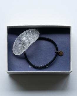 HARIO ヘアゴム「トゥインクル」シリーズ［HAA-TW-H］｜耐熱 ガラス アクセサリー ハリオ ランプワークファクトリー 職人 繊細 フォーマル カジュアル きれいめ おしゃれ 20代 30代 40代 _EB17