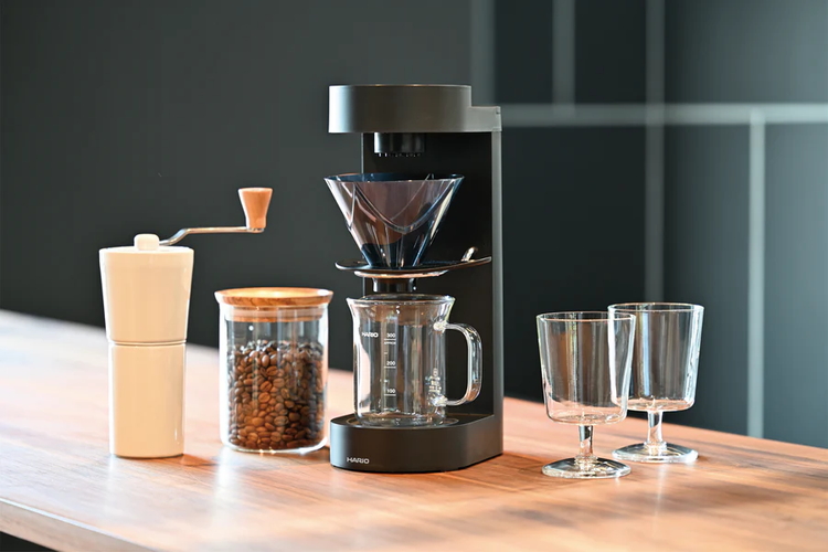 HARIO MUGEN Coffee Maker EMC-02-B ※離島への配送不可｜ハリオ 珈琲 おしゃれ コーヒー 耐熱 ガラス キッチン 日用品 キッチン用品 かわいい ドリッパー ドリップ ギフト 贈答 贈り物 プレゼント お祝 ご褒美 記念品 景品 茨城県 古河市 _EB49