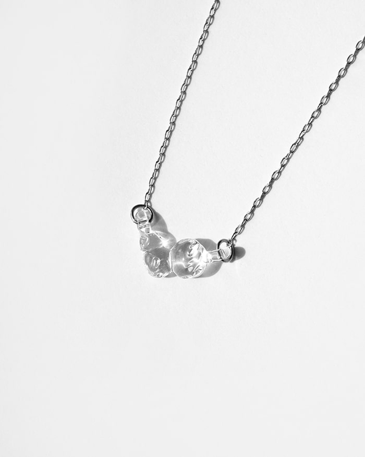 HARIO ネックレス タマユラ HAW-TY-N｜耐熱 ガラス アクセサリー ハリオ 職人 繊細 フォーマル カジュアル きれいめ おしゃれ 20代 30代 40代 贈答 プレゼント ギフト 贈り物 お祝 ご褒美 記念品 _FM86 ※離島への配送不可