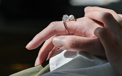 HARIO リング ブライト FP HAFP-BR-R｜耐熱 ガラス アクセサリー ハリオ 職人 繊細 フォーマル カジュアル きれいめ おしゃれ 20代 30代 40代 贈答 プレゼント ギフト 贈り物 お祝 ご褒美 記念品 _FU12 ※離島への配送不可