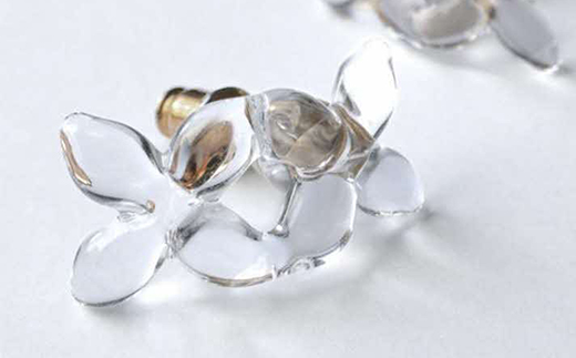 HARIO ピアス ラフィネ HAP-RFB-P｜耐熱 ガラス アクセサリー ハリオ 職人 繊細 フォーマル カジュアル きれいめ おしゃれ 20代 30代 40代 贈答 プレゼント ギフト 贈り物 お祝 ご褒美 記念品 _FU17 ※離島への配送不可