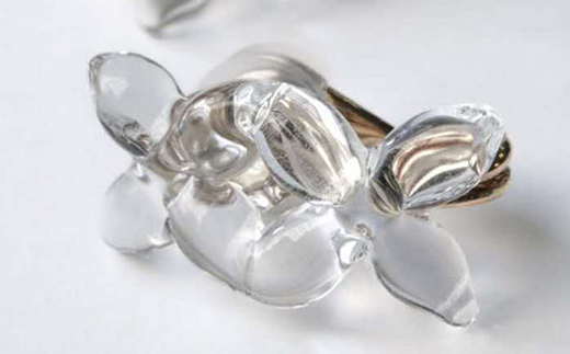 HARIO イヤリング ラフィネ HAP-RFB-E｜耐熱 ガラス アクセサリー ハリオ 職人 繊細 フォーマル カジュアル きれいめ おしゃれ 20代 30代 40代 贈答 プレゼント ギフト 贈り物 お祝 ご褒美 記念品 _FU18 ※離島への配送不可