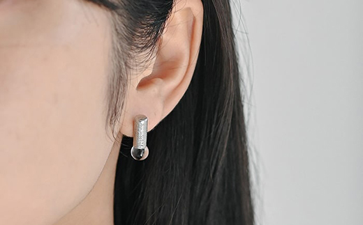 HARIO ピアス セン HANS-SN-P-TI｜耐熱 ガラス アクセサリー ハリオ 職人 繊細 フォーマル カジュアル きれいめ おしゃれ 20代 30代 40代 贈答 プレゼント ギフト 贈り物 お祝 ご褒美 記念品 _FU26 ※離島への配送不可