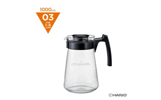 HARIO ペガサス サーバー1000 [PES-03-B] | 耐熱 ガラス HARIO ハリオ 食器 器 キッチン 日用品 キッチン用品 日本製 おしゃれ かわいい コーヒー サーバー 珈琲 ハンドドリップ 贈答 プレゼント ギフト 贈り物 お祝 ご褒美 記念品 _FU73　※離島への配送不可