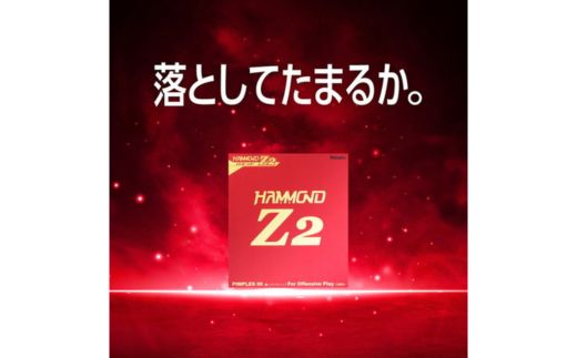 Nittaku ハモンドZ2 ｜ 卓球 たっきゅう にったく 日卓 日本卓球 ラケット スポーツ スポーツ用品 消耗品 ラバー スポンジ _AE47