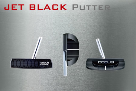 JET Black HUGA1(センター) PUTTER カーボンシャフト装着モデル | ゴルフ DOCUS クラブ パター ※離島への配送不可 _CZ66