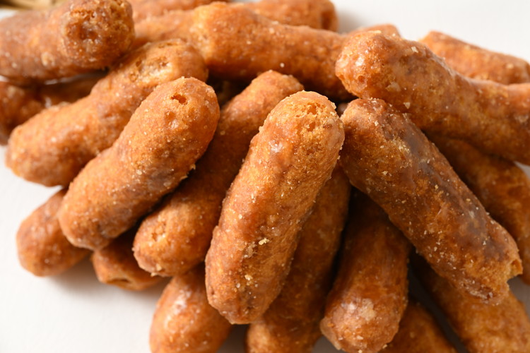 ミヤト製菓　鬼平糖白 160g×12袋 ｜ かりんとう カリントウ 和菓子 菓子 スイーツ おやつ おいしい 定番 揚げ菓子 米油 老舗 お茶請け おかし 工場直送 お取り寄せ ギフト 贈答 贈り物 プレゼント ご褒美 茨城県 古河市_EF10