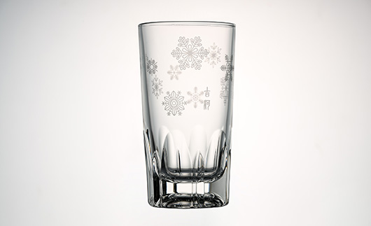 雪華グラス 3個入り | グラス コップ カップ 3個 雪の結晶 贈答 贈り物 プレゼント 茨城県 古河市 送料無料 _BL24