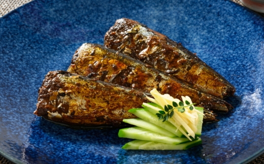 骨ごとさんま煮　ギフト　骨ごとさんま5切入り×5袋 | さんま 秋刀魚 サンマ ご飯のお供 惣菜 おかず つまみ おつまみ 魚 肴 国産 人気 おすすめ 取り寄せ お取り寄せ グルメ 給食 おせち 御節 お節 名物 お土産 贈答 贈り物 プレゼント 父の日 お中元 お歳暮 御歳暮 茨城県 古河市 直送 店舗直送 送料無料 _BJ08