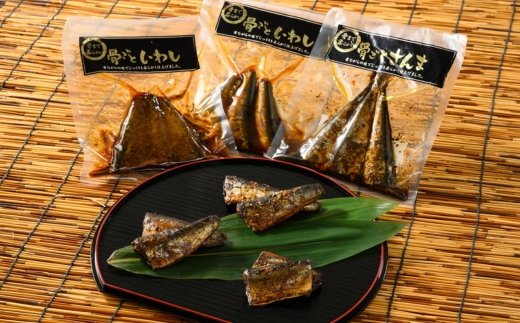 【定期便】全2回（隔月）骨ごとさんま・いわし詰め合わせ 3切×1袋、160g×2袋 ｜ 魚 さかな サカナ サンマ 秋刀魚 イワシ 鰯 煮魚 やわらかい おいしい ご飯のお供 学校給食 骨まで食べられる 定期便 ギフト 贈答 プレゼント ご褒美 贈り物 家庭 加工品 食料 _BJ11