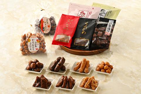 ミヤト製菓　お米の油の二度揚げかりんとう　5種＋食べきりサイズ2種 (14袋セット) ※着日指定不可 | かりんとう 大容量 菓子 お菓子 おかし おやつ スイーツ 和菓子 詰合せ 詰め合わせ アソート 食べ比べ 食べくらべ 取り寄せ お取り寄せ ギフト 贈答 贈り物 プレゼント お中元 お歳暮 茨城県 古河市 直送 工場直送 送料無料 _EF04