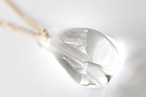 HARIO ネックレス＆ピアス セット「ホーリィ」シリーズ［HAA-HL-N］［HAA-HL-P］｜耐熱 ガラス アクセサリー ハリオ 職人 繊細 フォーマル カジュアル きれいめ おしゃれ 20代 30代 40代 _DL16