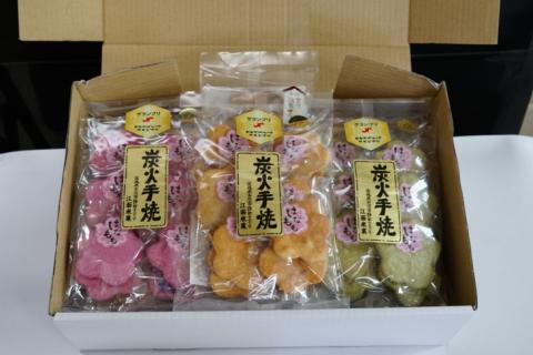 炭火手焼きせんべい はなももせんべい たまりせんべい詰合せ ※着日指定不可 | 菓子 お菓子 おかし おやつ 和菓子 せんべい 煎餅 _DU01