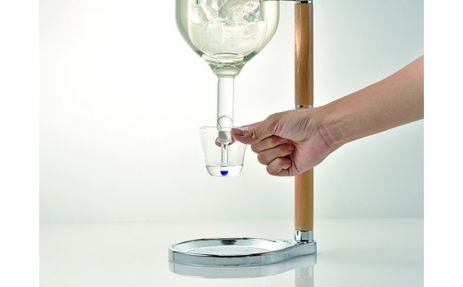 HARIO アイスディスペンサー［ID-4-SV］｜ハリオ 耐熱 ガラス 食器 器 保存容器 キッチン 日用品 キッチン用品 日本製 おしゃれ かわいい お酒 冷酒器 酒器 冷酒 日本酒 梅酒 果実酒_BE36