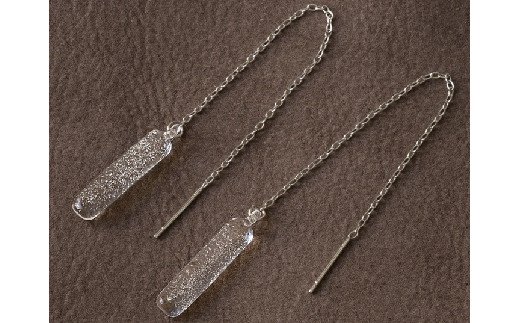 HARIO ピアス「シャーベット」シリーズ［HAA-SB-002P］｜耐熱 ガラス アクセサリー ハリオ ランプワークファクトリー 職人 繊細 フォーマル カジュアル きれいめ おしゃれ 20代 30代 40代 _BE25