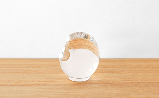 HARIO ダルマ クリア [HIO-DM-C]｜耐熱 ガラス インテリア HARIO ハリオ 職人 繊細 置き物 置物 オブジェ 飾り物 雑貨 きれいめ おしゃれ かわいい 20代 30代 40代 贈答 プレゼント ギフト 贈り物 お祝 ご褒美 記念品 _FU55　※離島への配送不可