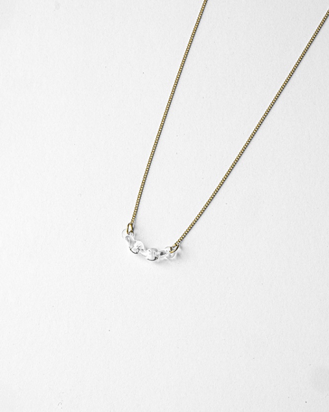 HARIO ネックレス カラム［HAA-KM-004N］ ※離島への配送不可｜耐熱 ガラス アクセサリー ハリオ ランプワークファクトリー 職人 繊細 フォーマル カジュアル きれいめ おしゃれ 20代 30代 40代_FM14