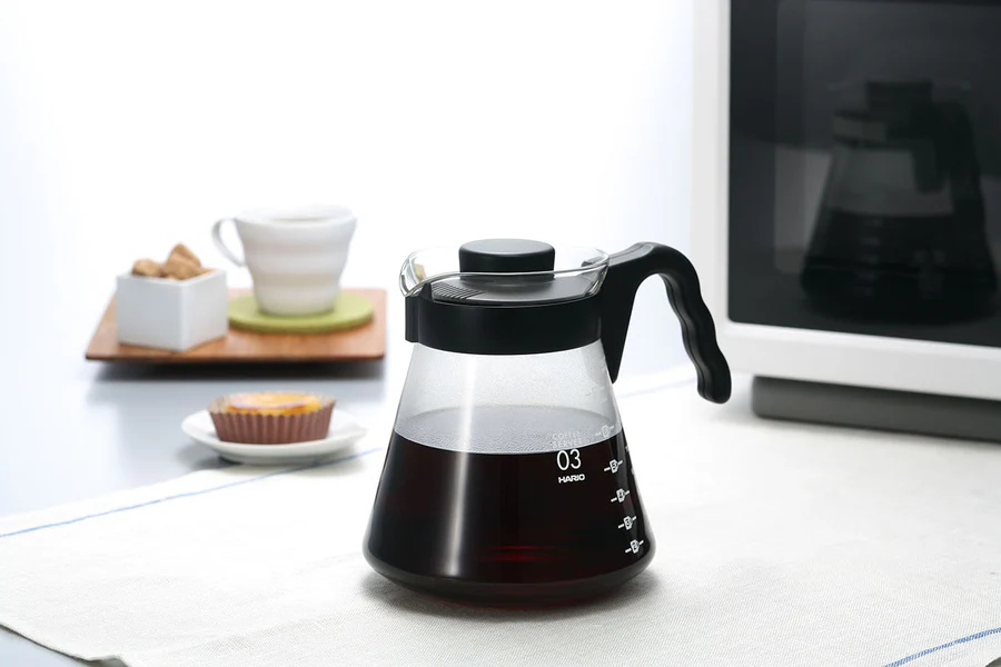 HARIO V60 コーヒーサーバー 1000［VCS-03B］ ※離島への配送不可｜ハリオ おしゃれ かわいい シンプル 耐熱 ガラス 食器 器 熱湯 コーヒーサーバー コーヒー 調理器具 サーバー 珈琲 コーヒー キッチン 日用品 キッチン用品 食洗器可 電子レンジ可_FI15
