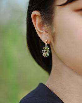 HARIO ピアス「イイダ傘店 コモレビ」シリーズ［HAII-KO-P］｜耐熱 ガラス アクセサリー ハリオ ランプワークファクトリー 職人 繊細 フォーマル カジュアル きれいめ おしゃれ 20代 30代 40代 _EB24