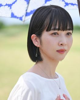 HARIO ネックレス「イイダ傘店 アジサイ グレー」シリーズ［HAII-AG-N］｜耐熱 ガラス アクセサリー ハリオ 職人 繊細 フォーマル カジュアル きれいめ おしゃれ 20代 30代 40代 _EB28