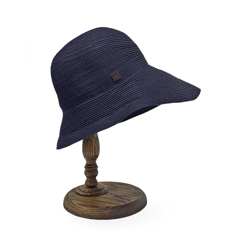 繊細な手仕事により作られた和紙ブレード帽子　変形キャペリン｜帽子 ハット ブレードハット 和紙 おしゃれ 日よけ ギフト 贈答 プレゼント お祝い ご褒美 ベージュ ネイビー グレー 春 夏 秋 運動会 男性女性 ※2025年4月上旬頃より順次発送予定_FS04