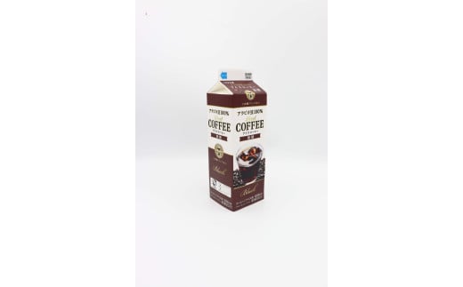 【定期便3カ月】アイスコーヒー無糖×6本 | 珈琲 コーヒー アイス ドリンク 紙パック 手軽 飲みやすい 便利 おいしい 美味しい 茨城県 古河市 _DT17