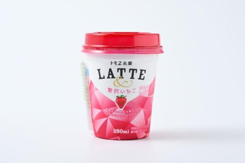 Latte&　贅沢いちご　12本 ※着日指定不可 | 飲み物 飲料 ドリンク カップ飲料 ラテ いちごラテ ラテ ドリンク _DT04